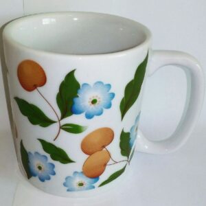 CANECA CHOCOLATE 300 ML - FLOR CEREJA