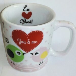 CANECA CHOCOLATE 300 ML - PASSARO EU TE AMO